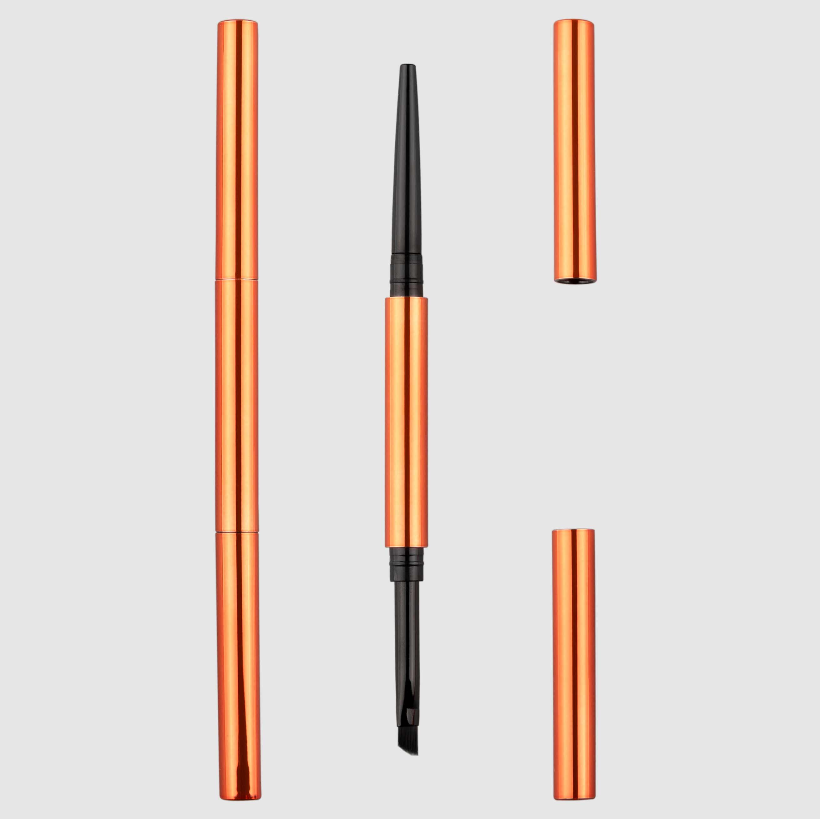 Creion de eyeliner cu capăt dublu cu perie de sprâncene