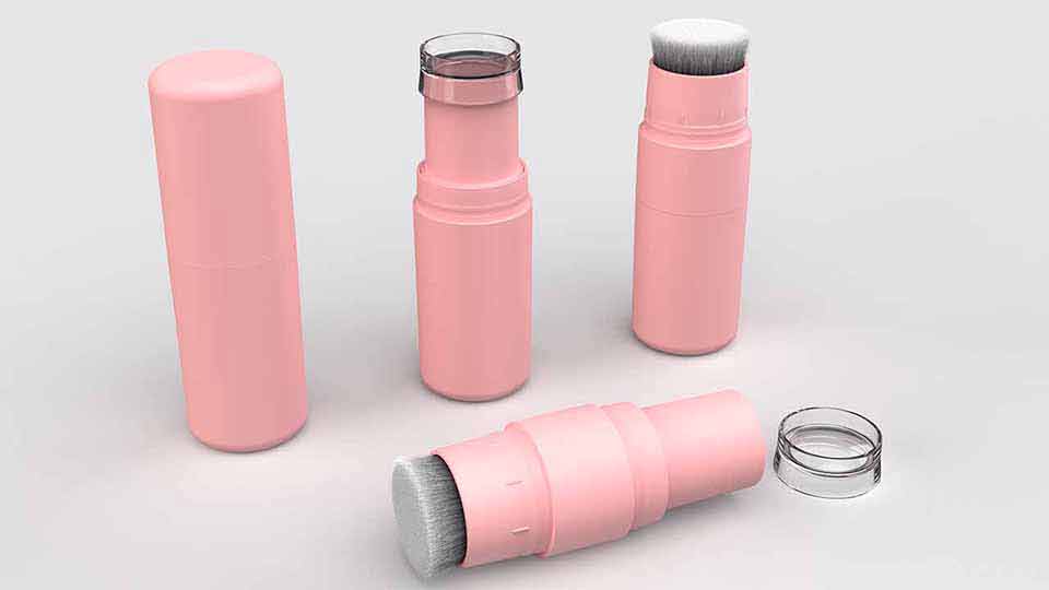 Tub pulbere cu cap de perie Tub pulbere cu cap de perie